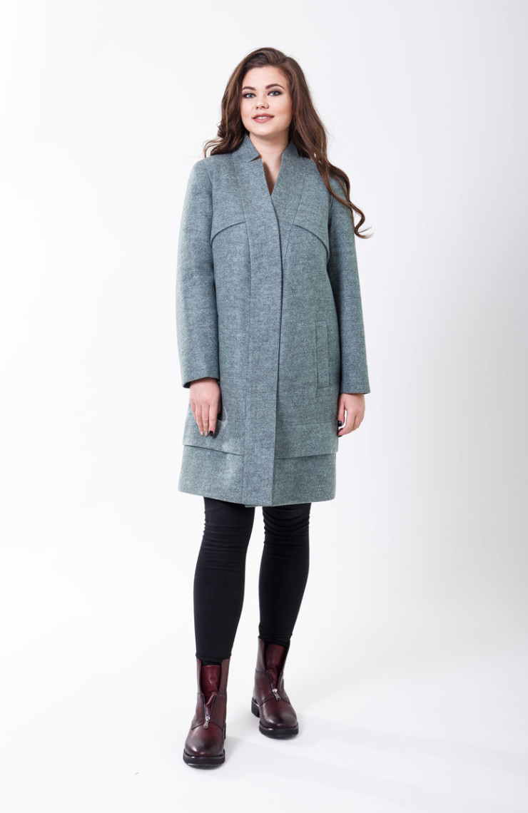 Пальто 2-504 Морской