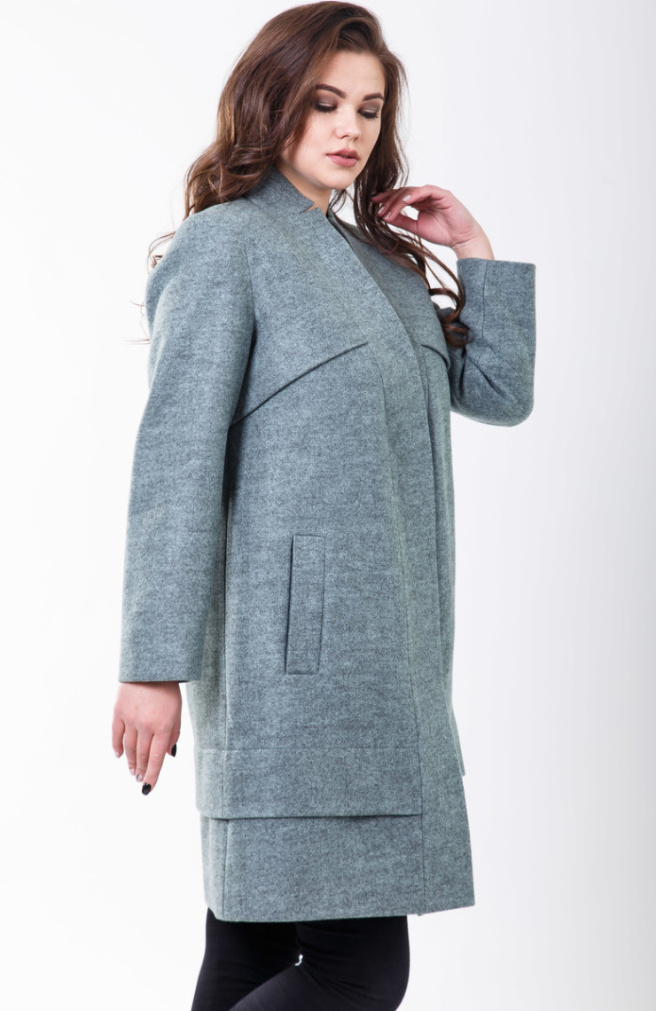 Пальто 2-504 Морской