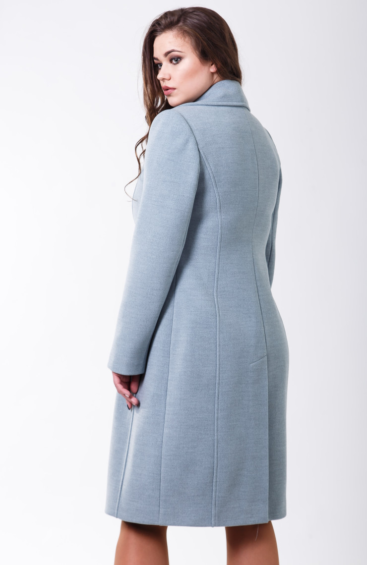 Пальто 2-505/9 Морская лазурь