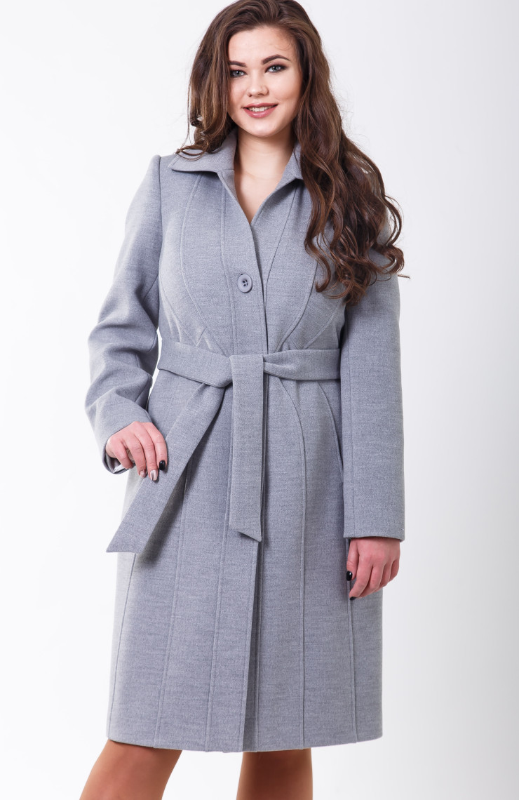 Пальто 2-505/9 Серый