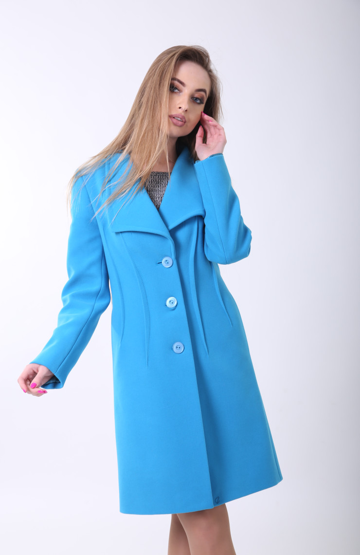 Пальто 2-506/9 Небесный