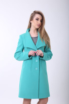 Пальто 2-506/9 Лазурный