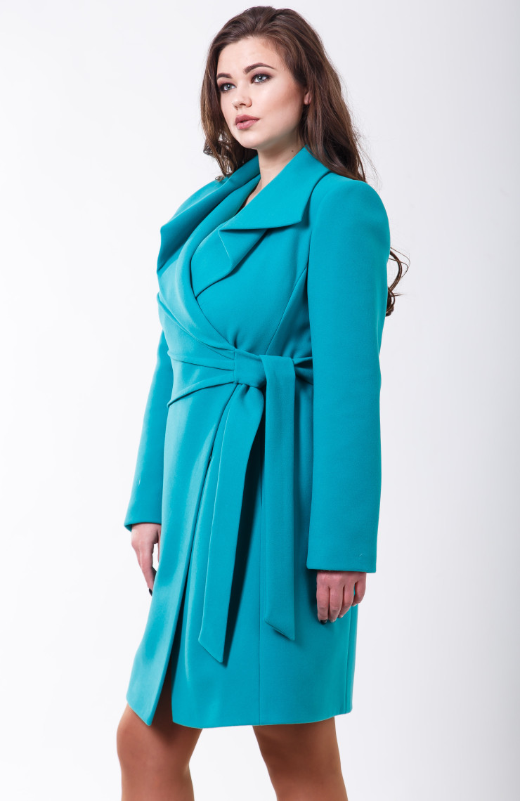 Пальто 2-578/9 Морской бриз