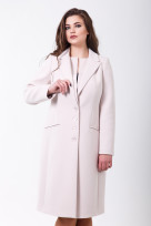 Пальто 2-500/9 Светлая пудра