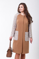 Пальто 2-598 Кэмэл