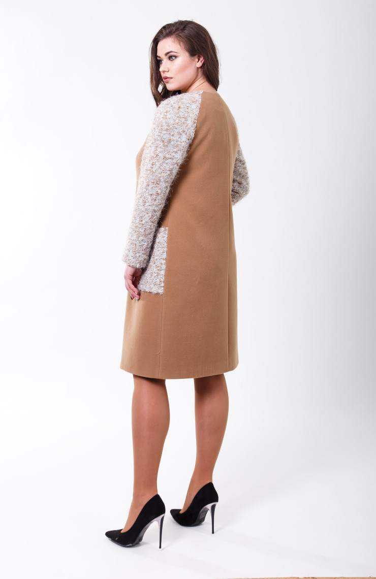 Пальто 2-598 Кэмэл