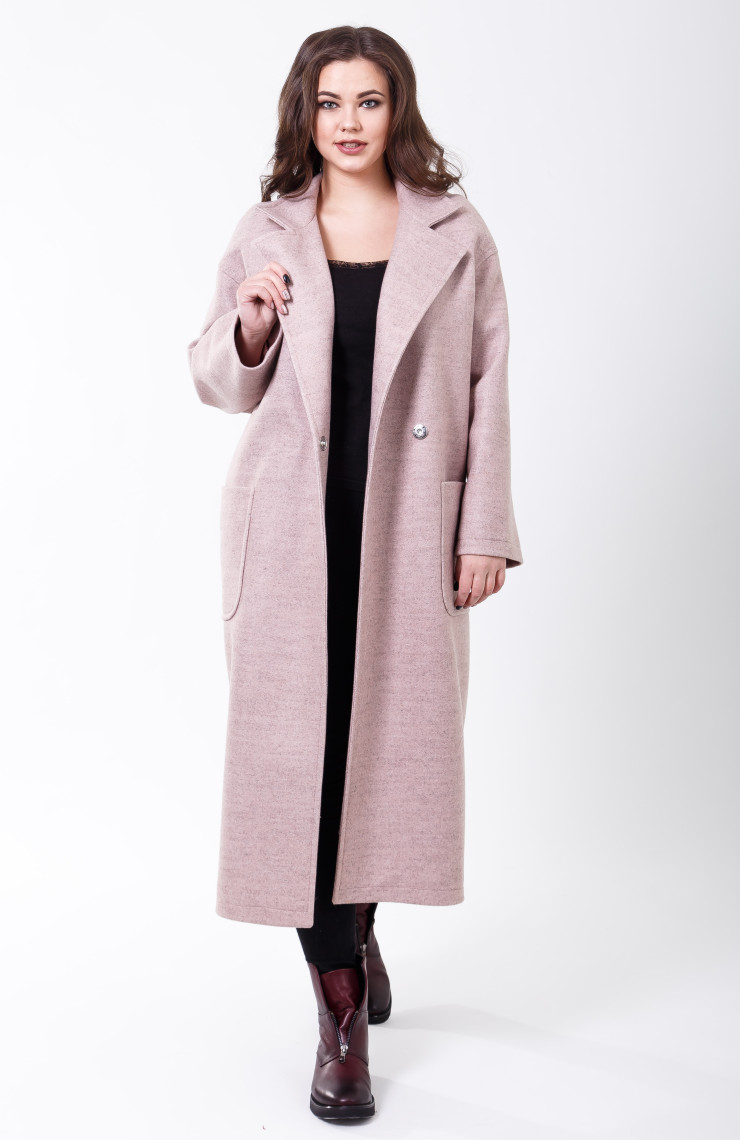 Пальто 2-456 Нежно розовый
