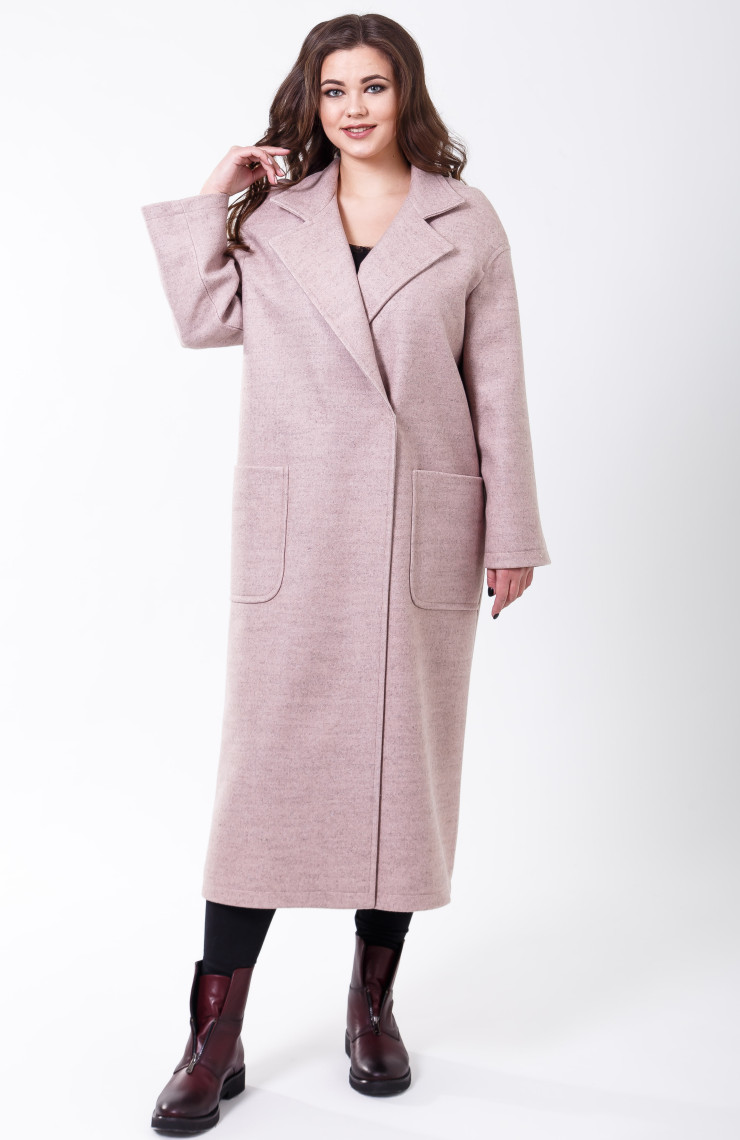 Пальто 2-456 Нежно розовый