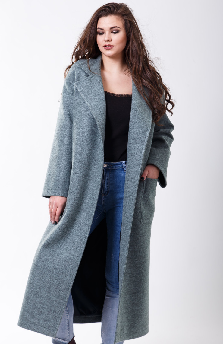 Пальто 2-456 Морской