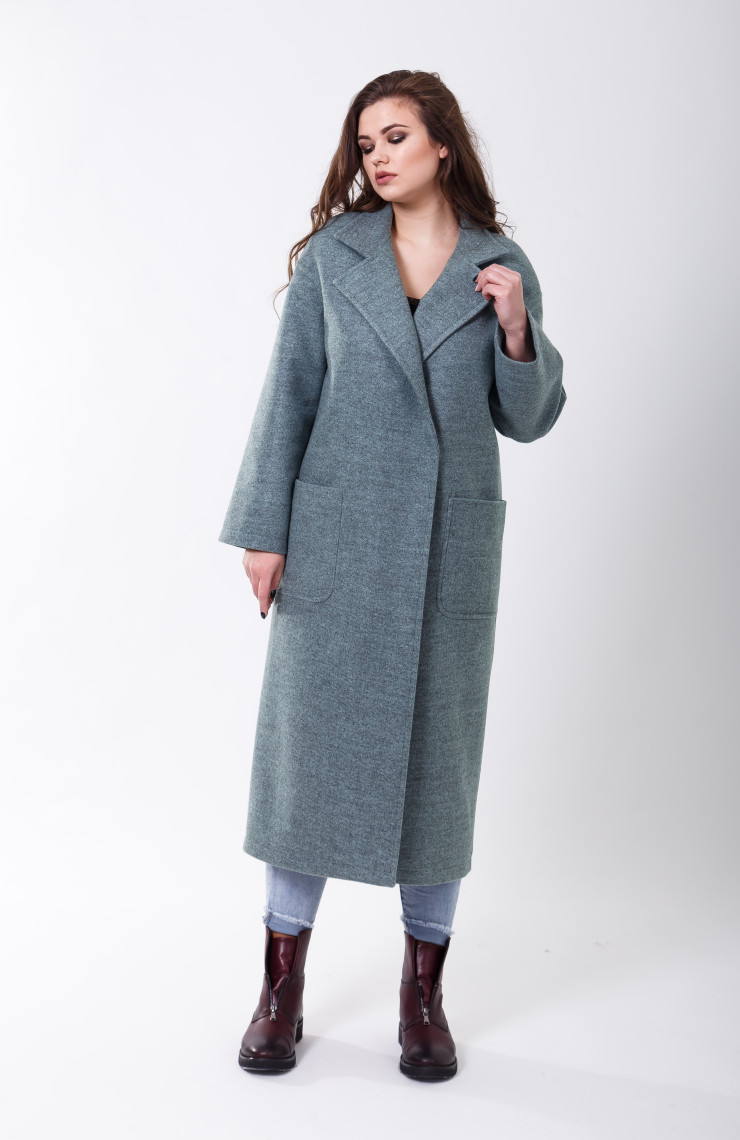 Пальто 2-456 Морской