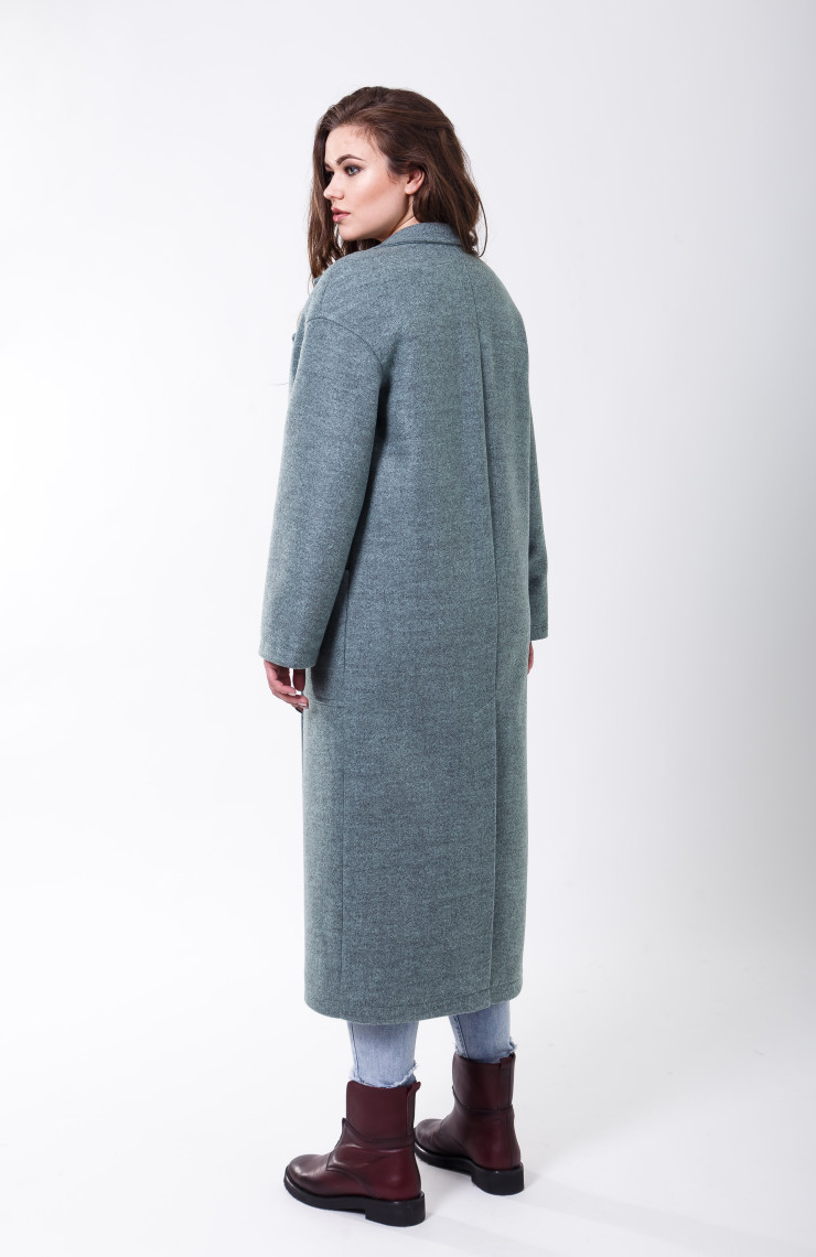 Пальто 2-456 Морской