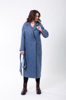 Пальто 2-456 Серо-голубой