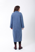 Пальто 2-456 Серо-голубой