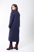 Пальто 2-456 Темно-синий