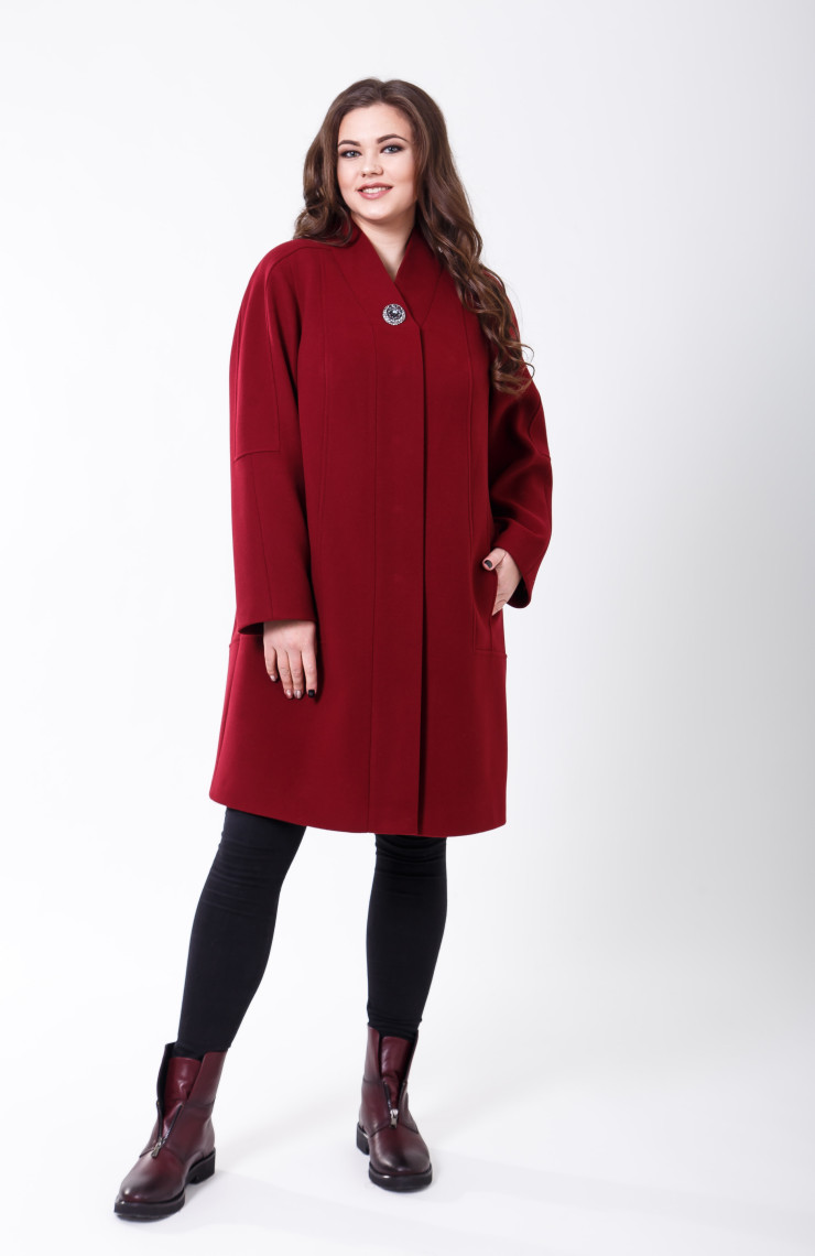 Пальто 2-508/91 Спелая вишня