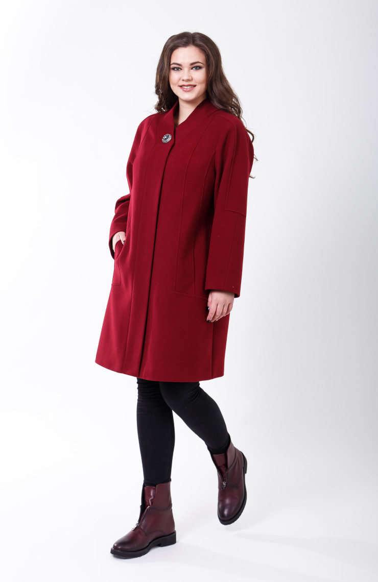 Пальто 2-508/91 Спелая вишня