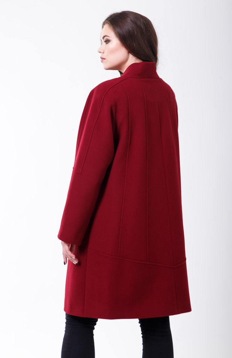 Пальто 2-508/91 Спелая вишня