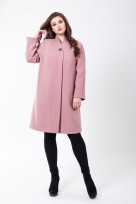Пальто 2-508/91 Дымчато розовый