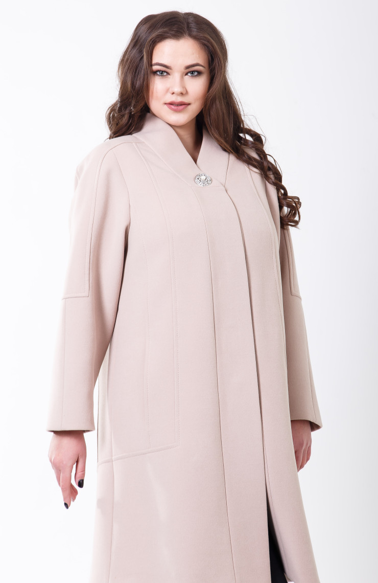 Пальто 2-508/9 Бежевый
