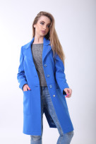 Пальто 2-507/9 Васильковый