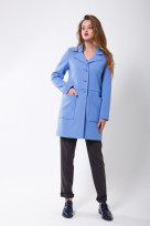 Пальто 2-507/9 Небесно-голубой