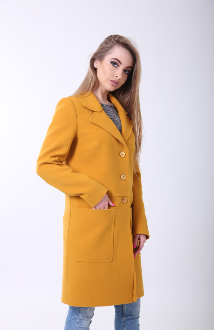 Пальто 2-507/9 Куркума