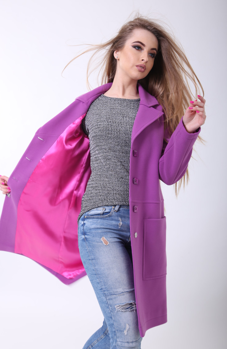 Пальто 2-507/9 Цикламен