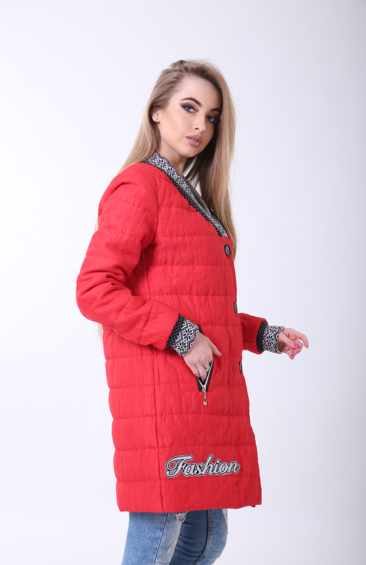 Бомбер 4-078 Красный