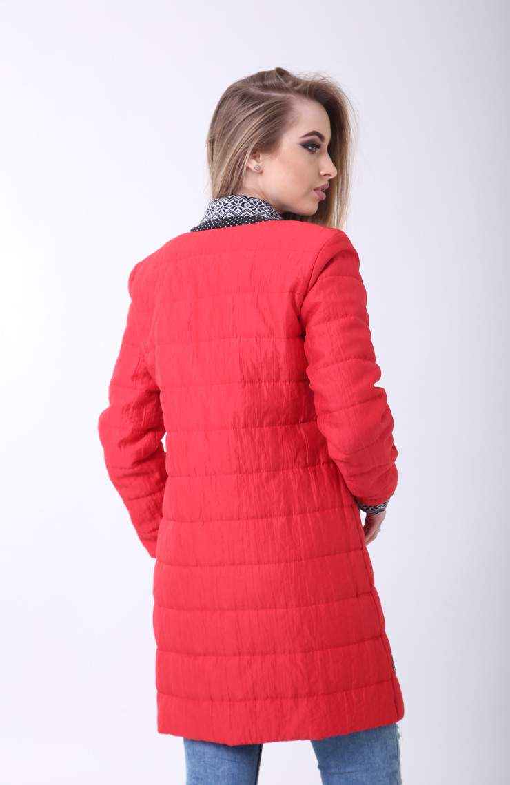 Бомбер 4-078 Красный