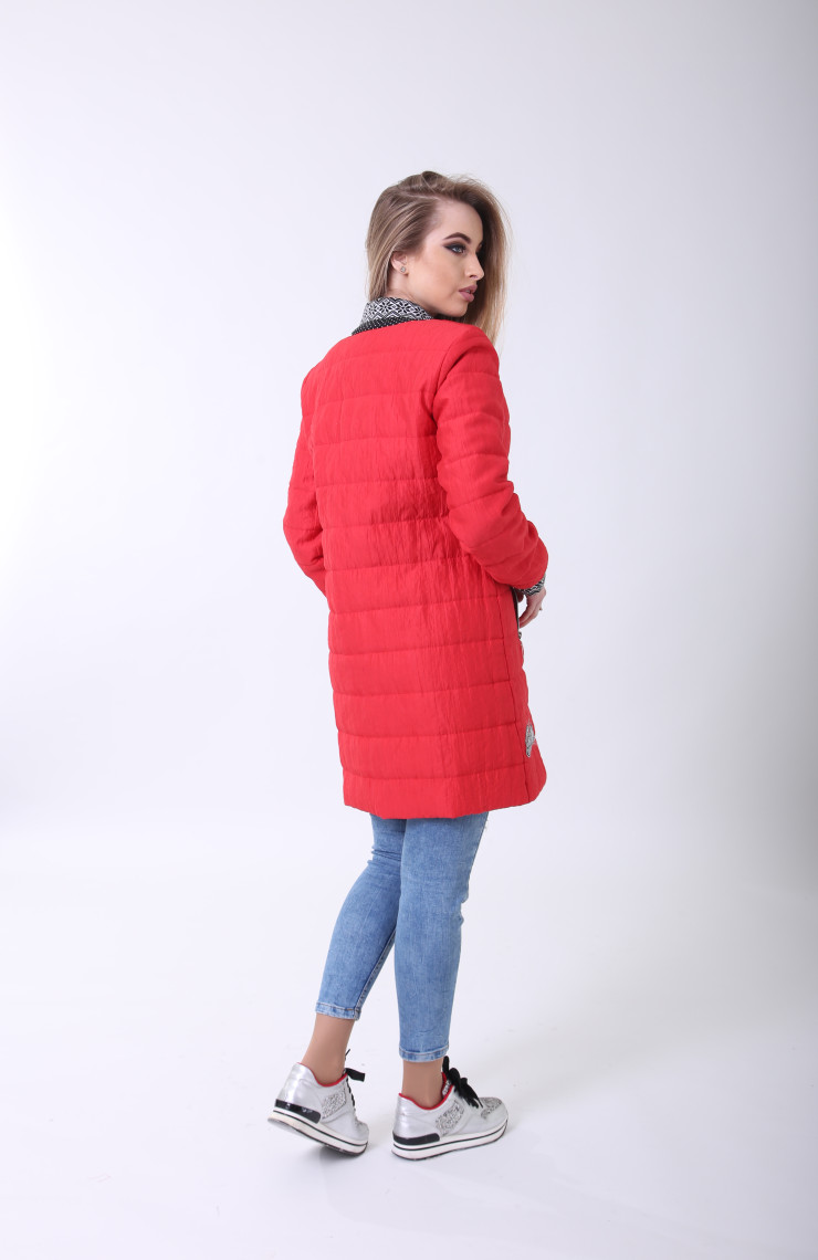 Бомбер 4-078 Красный