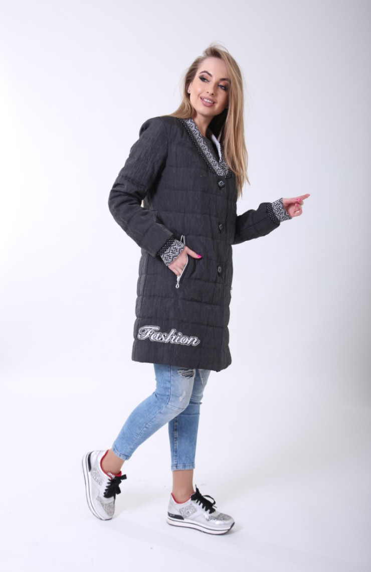 Бомбер 4-078 Серый