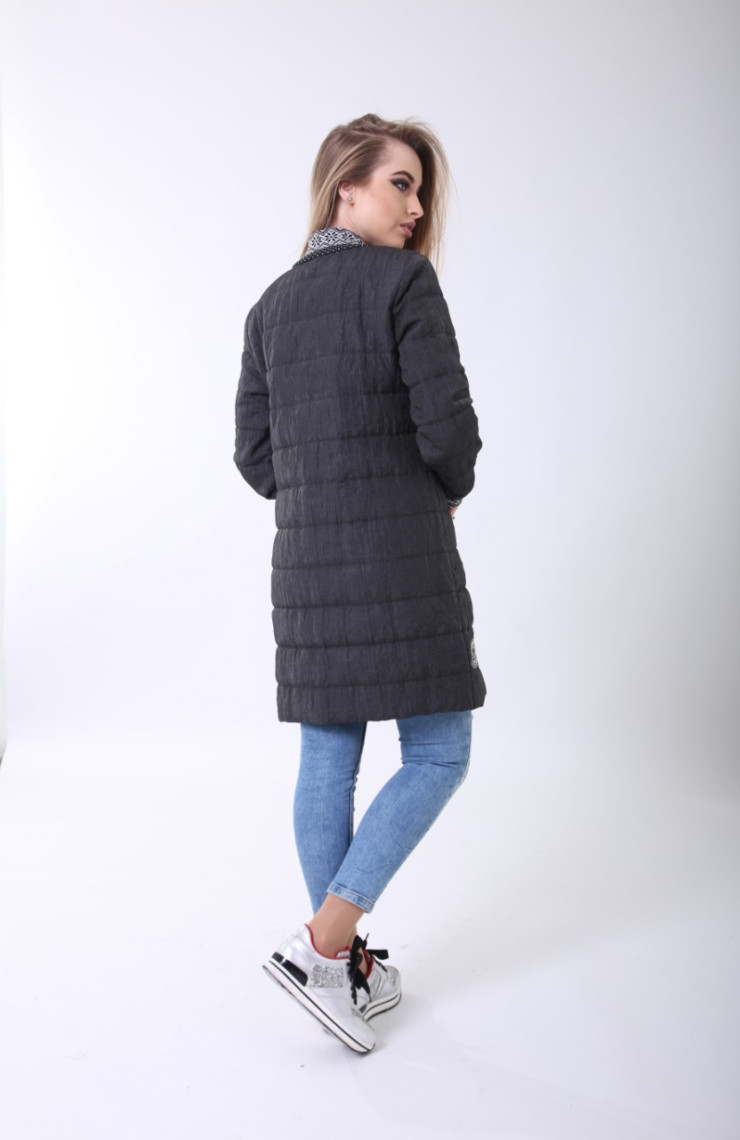 Бомбер 4-078 Серый