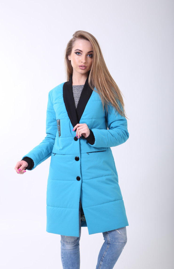 Бомбер 4-060 Бирюзовый