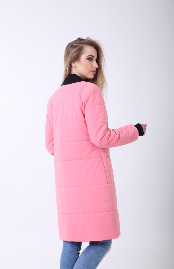Бомбер 4-060 Нежно розовый