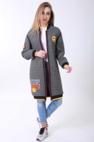 Бомбер 2-512S Серый