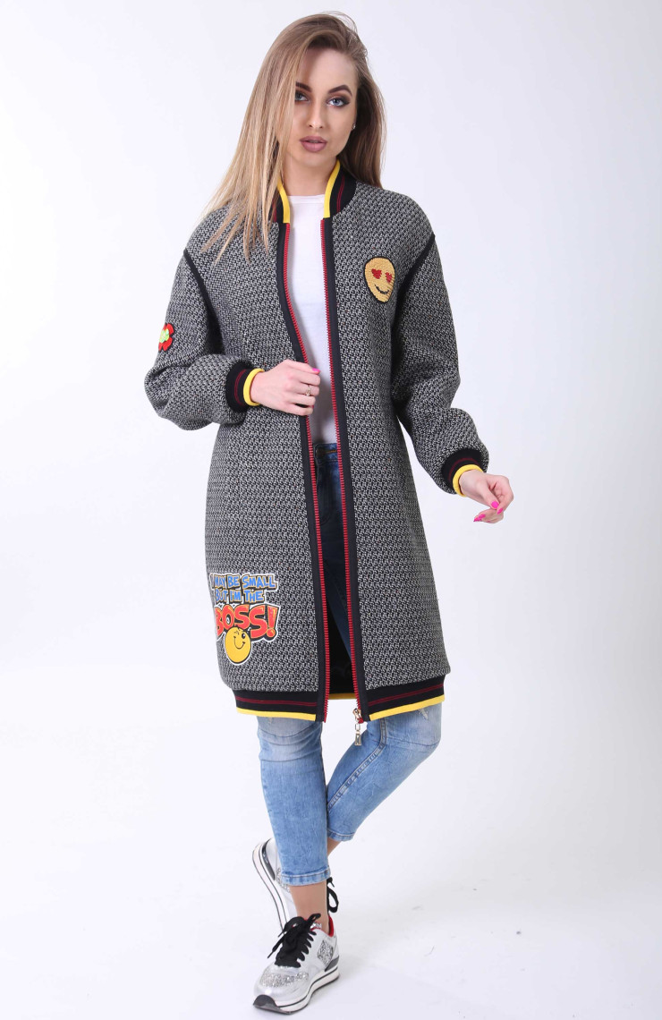 Бомбер 2-512S Серый