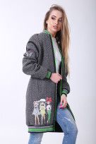 Бомбер 2-512G Серый меланж