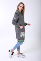 Бомбер 2-512G Серый меланж