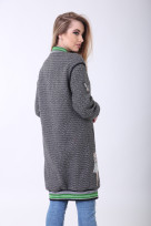 Бомбер 2-512G Серый меланж