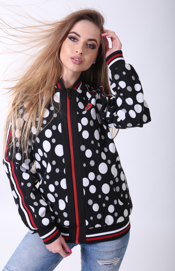 Бомбер 2-509 Черный горох