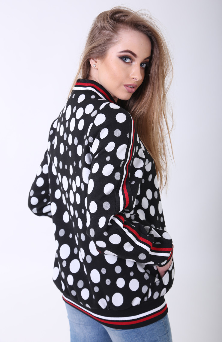 Бомбер 2-509 Черный горох