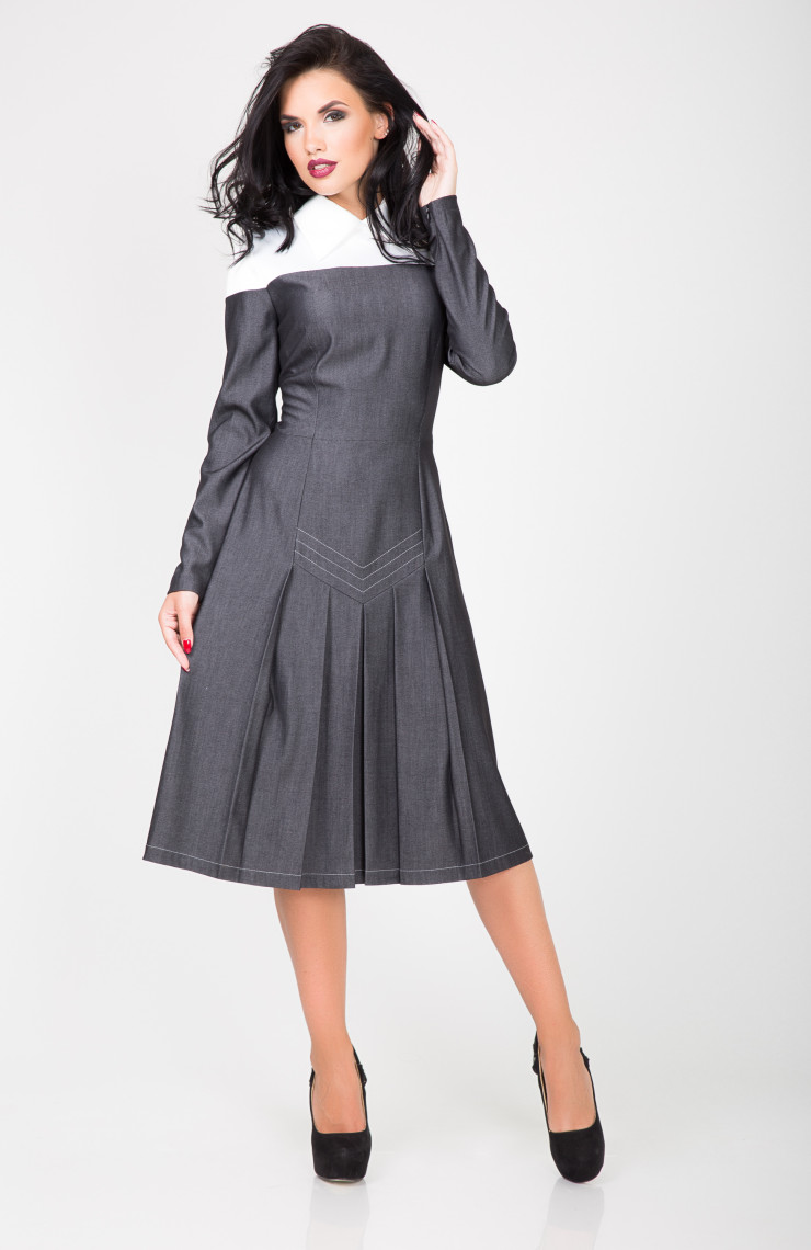 Платье S-9013 Графит