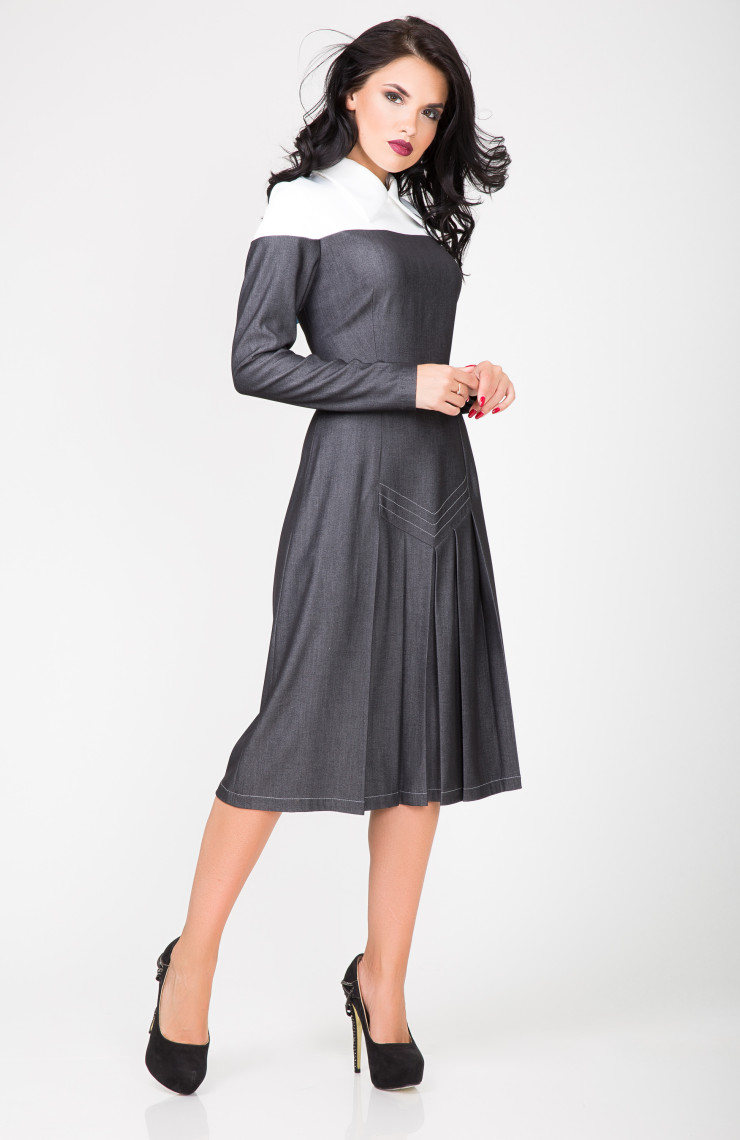 Платье S-9013 Графит