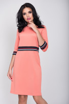 Платье S-9014 Золотисто-розовый