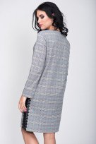 Платье S-9016 Серо-голубой