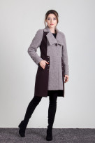 Пальто S-2008 Дымчато коричневый