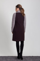 Пальто S-2008 Дымчато коричневый