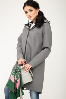 Пальто S-2028 Стальной