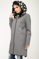 Пальто S-2028 Стальной