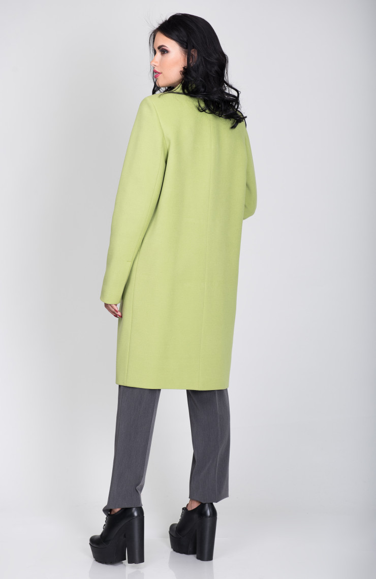 Пальто S-2032 Зеленое яблоко